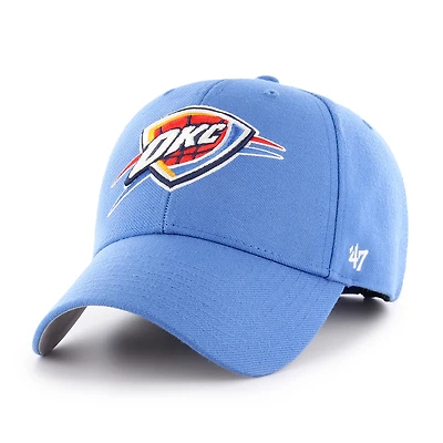 Men's '47 Blue Oklahoma City Thunder Core Logo MVP Adjustable Hat