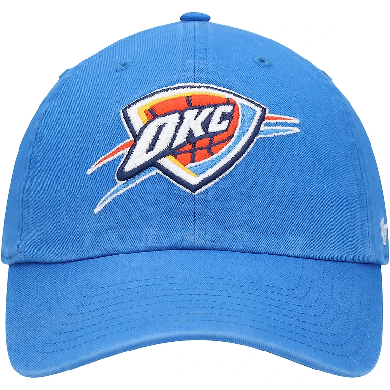 Casquette réglable '47 Oklahoma City Thunder Team Clean Up bleue pour homme