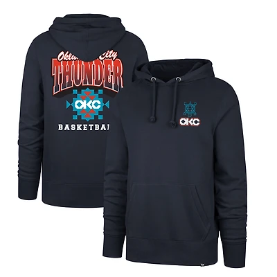 Sweat à capuche homme '47 Navy Oklahoma City Thunder 2025/26 Edition Jab Step Headline