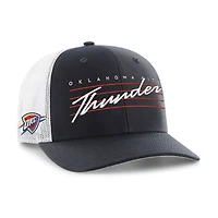Casquette ajustable bleu marine Oklahoma City Thunder Downburst pour homme, modèle 1947