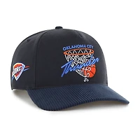 Men's '47  Navy Oklahoma City Thunder Nothing But Net Hitch Adjustable Hat