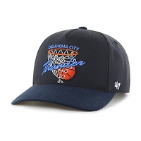 Men's '47  Navy Oklahoma City Thunder Nothing But Net Hitch Adjustable Hat