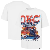 Men's '47  White Oklahoma City Thunder Regional Franklin T-Shirt