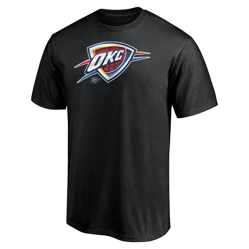 Men's  Black Oklahoma City Thunder Midnight Mascot T-Shirt