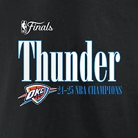 Men's Fanatics  Black Oklahoma City Thunder 2025 NBA Finals Champions Pullover Hoodie