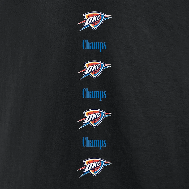 Men's Fanatics  Black Oklahoma City Thunder 2025 NBA Finals Champions Pullover Hoodie