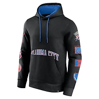 Sweat à capuche noir Fanatics pour hommes Oklahoma City Thunder Wild Winner