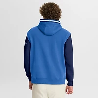 Men's Fanatics  Blue/Navy Oklahoma City Thunder Half Court Shot Clock Fastbreak Hoodie