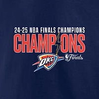 T-shirt Fanatics bleu pour homme, Oklahoma City Thunder, champions de la finale NBA 2025, Fast Break, Hometown