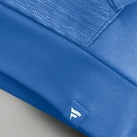 Men's Fanatics Blue Oklahoma City Thunder Back Door Cut Play Defender Full-Zip Hoodie