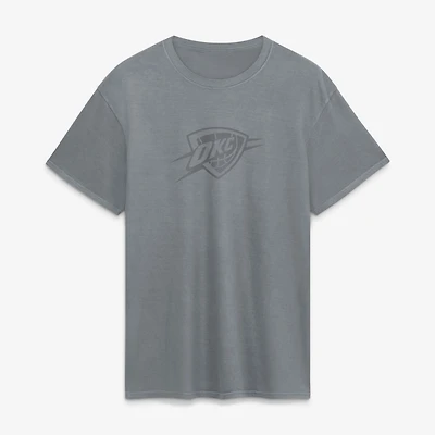 Men's Fanatics Gray Oklahoma City Thunder Beach Wash T-Shirt