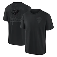 T-shirt épais Fanatics Oklahoma City Thunder Blackout pour homme