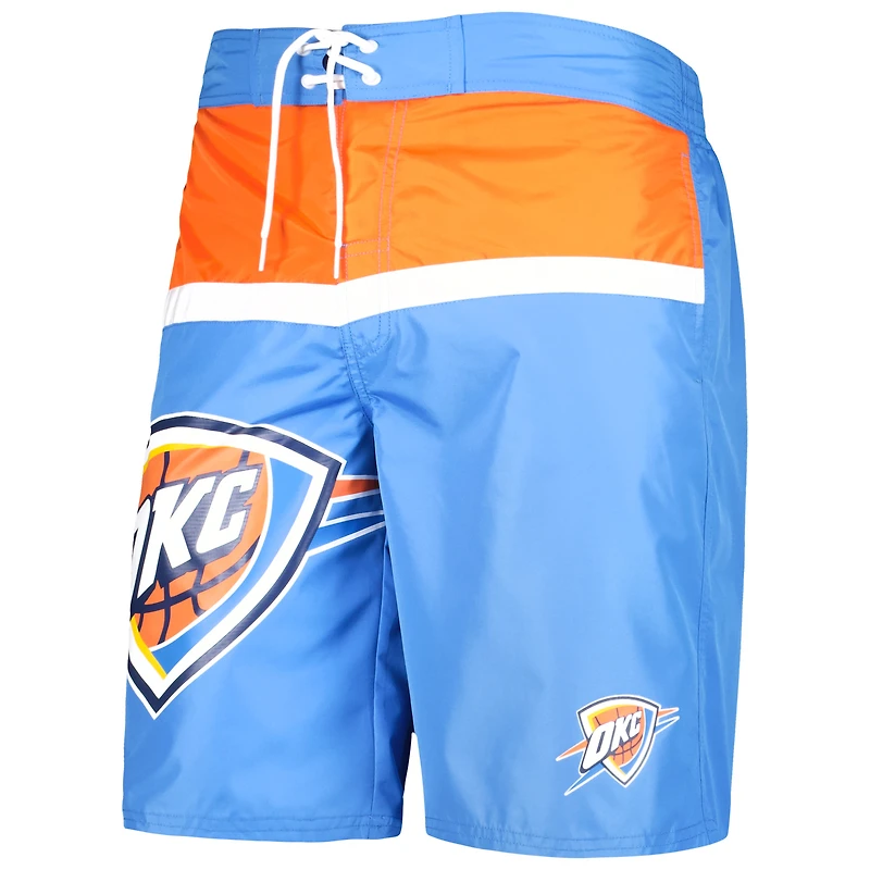 Men's G-III Sports by Carl Banks Blue Oklahoma City Thunder Sea Wind Swim Trunks