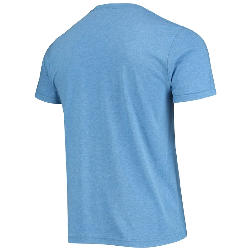 Men's Homage Shai Gilgeous-Alexander Light Blue Oklahoma City Thunder Comic Book Player Tri-Blend T-Shirt