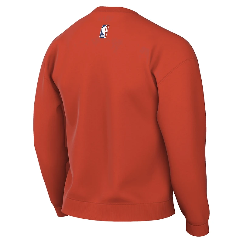 Sweat-shirt Jordan Brand orange Oklahoma City Thunder Statement Edition pour homme
