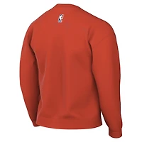 Sweat-shirt Jordan Brand orange Oklahoma City Thunder Statement Edition pour homme