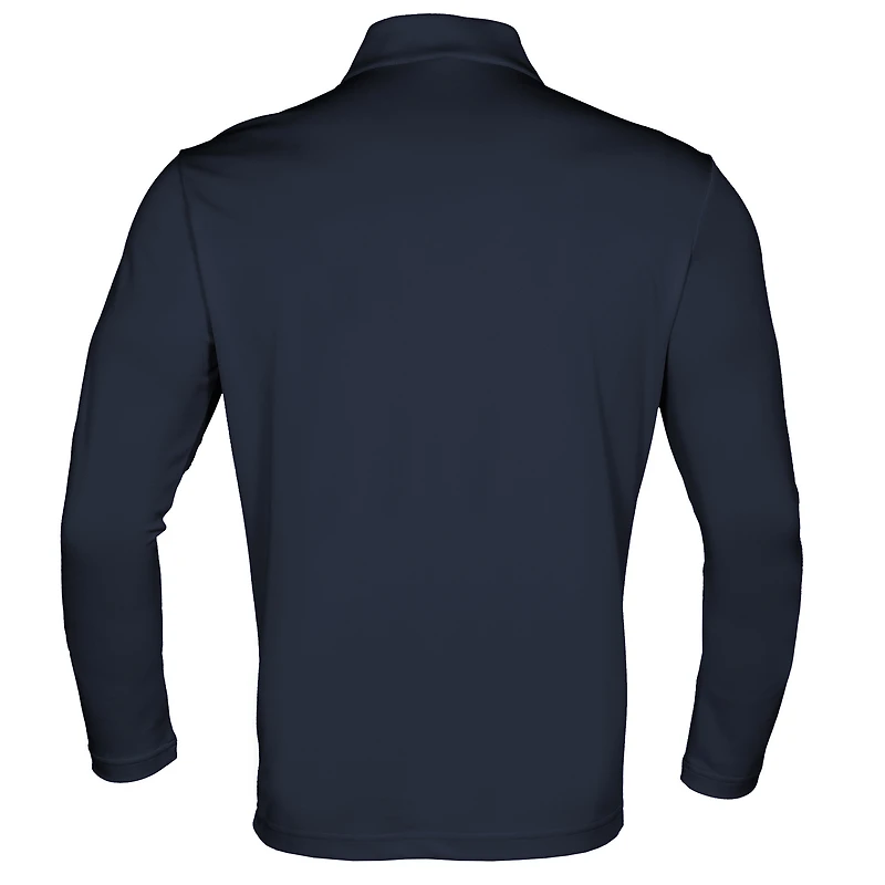 Men's Levelwear Navy/Black Oklahoma City Thunder Pursue Quarter-Zip Top