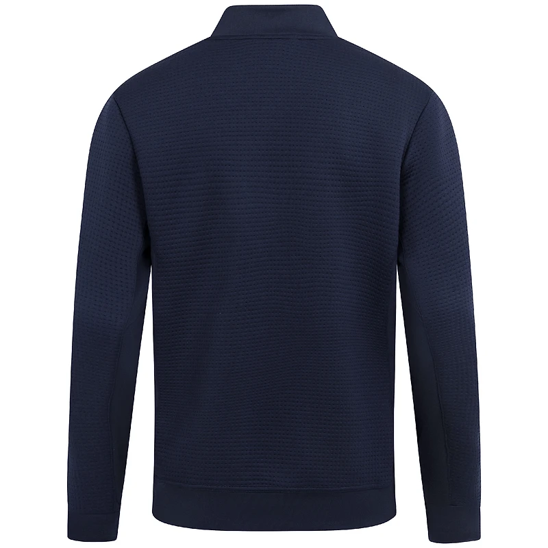 Men's Levelwear  Navy Oklahoma City Thunder Accolade Cushion Quarter-Zip Pullover