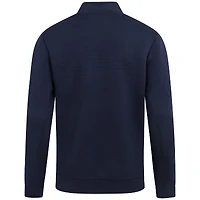 Men's Levelwear  Navy Oklahoma City Thunder Accolade Cushion Quarter-Zip Pullover