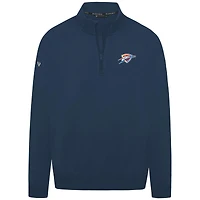 Pull Murray à fermeture éclair quart de tour bleu marine Levelwear pour homme, Oklahoma City Thunder
