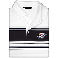 Polo blanc Levelwear Onward pour homme Oklahoma City Thunder