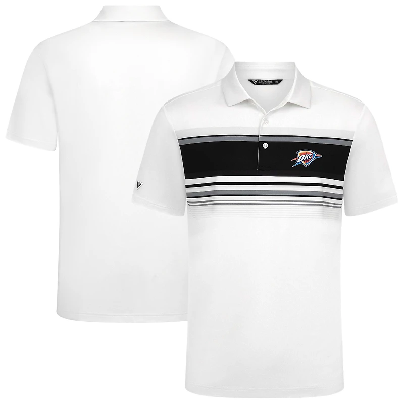 Polo blanc Levelwear Onward pour homme Oklahoma City Thunder