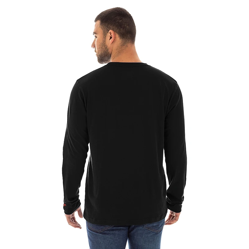 Men's New Era  Black Oklahoma City Thunder 2024/25 Edition Long Sleeve T-Shirt