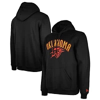 Sweat à capuche noir Oklahoma City Thunder 2024/25 Edition pour homme New Era