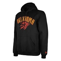 Sweat à capuche noir Oklahoma City Thunder 2024/25 Edition pour homme New Era