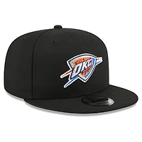 Men's New Era Black Oklahoma City Thunder 2026 NBA Draft Crystal 9FIFTY Snapback Hat