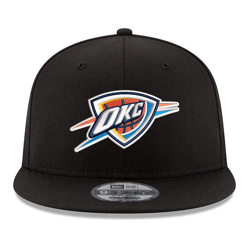 Casquette snapback New Era noire Oklahoma City Thunder 2026 NBA Playoffs 9FIFTY pour homme