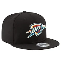 Casquette snapback 9FIFTY noire New Era pour homme avec logo Oklahoma City Thunder Core