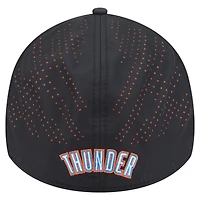 Casquette New Era Oklahoma City Thunder Night 39THIRTY Flex noire pour homme