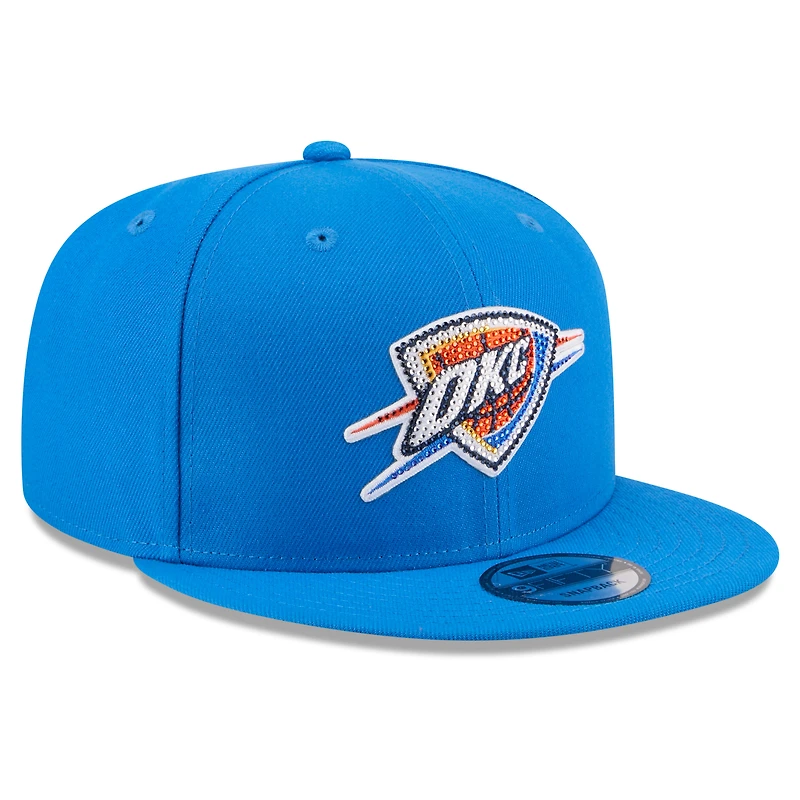 Casquette snapback New Era bleue Oklahoma City Thunder 2026 NBA Draft 9FIFTY pour homme
