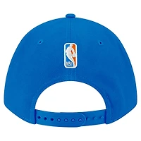 Men's New Era Blue Oklahoma City Thunder 9FORTY Stock M-Crown Adjustable Hat
