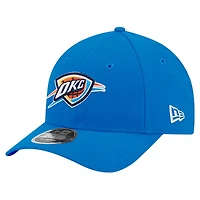 Casquette ajustable New Era 9FORTY Stock M-Crown bleue Oklahoma City Thunder pour homme
