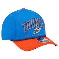 Casquette ajustable New Era Oklahoma City Thunder Bold Arch 9FORTY A-Frame M-Crown bleue pour homme