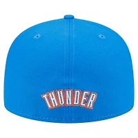Casquette ajustée New Era Oklahoma City Thunder Deceptor 59FIFTY bleue pour homme