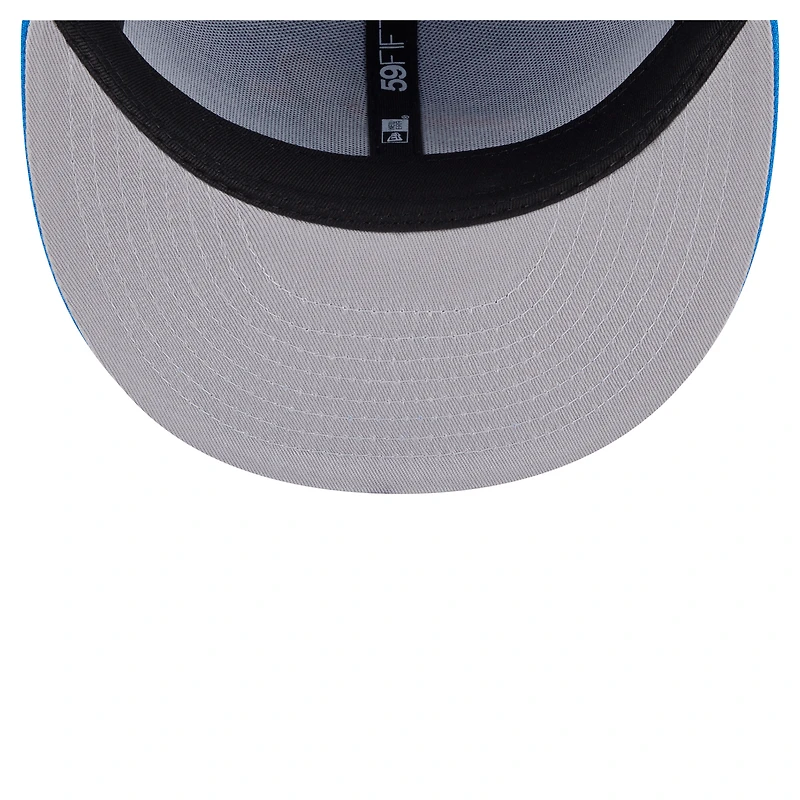 Casquette ajustée New Era Oklahoma City Thunder Deceptor 59FIFTY bleue pour homme