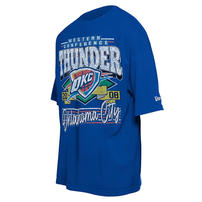 T-shirt noir New Era Oklahoma City Thunder Sport Classics pour homme