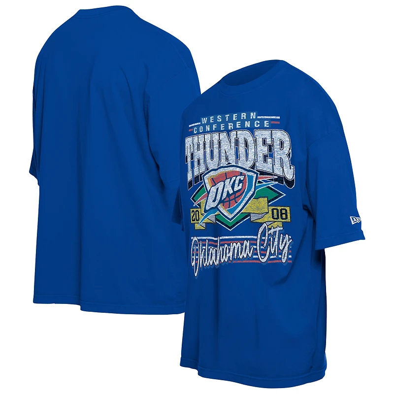 T-shirt noir New Era Oklahoma City Thunder Sport Classics pour homme
