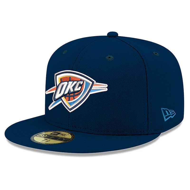 Men's New Era  Blue Oklahoma City Thunder Team 59FIFTY Fitted Hat