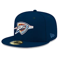 Men's New Era  Blue Oklahoma City Thunder Team 59FIFTY Fitted Hat