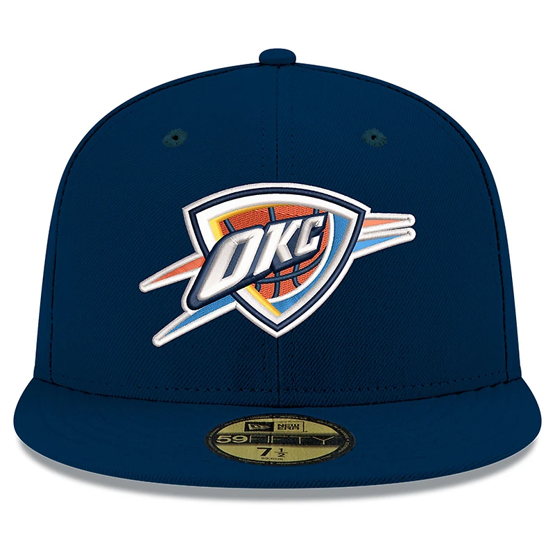 Men's New Era  Blue Oklahoma City Thunder Team 59FIFTY Fitted Hat