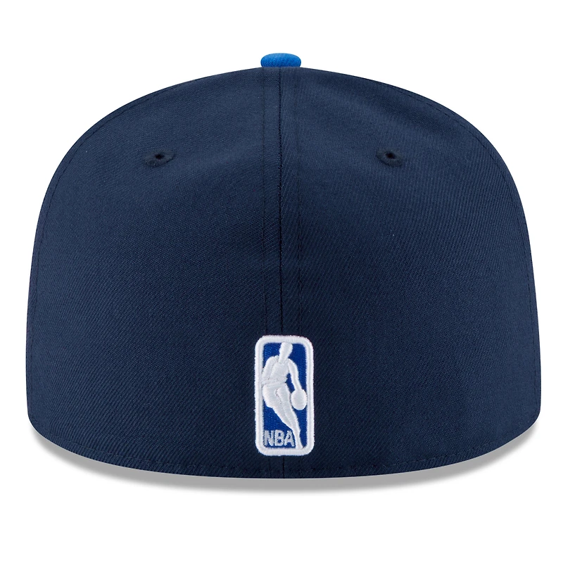 Men's New Era Navy/Royal Oklahoma City Thunder Official Team Color 2Tone 59FIFTY Fitted Hat