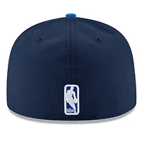 Men's New Era Navy/Royal Oklahoma City Thunder Official Team Color 2Tone 59FIFTY Fitted Hat