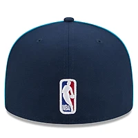 Casquette ajustée New Era Oklahoma City Thunder 2025/26 Edition Alternate 59FIFTY pour homme, bleu marine