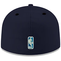 Men's New Era Navy Oklahoma City Thunder Official Team Color 59FIFTY Fitted Hat