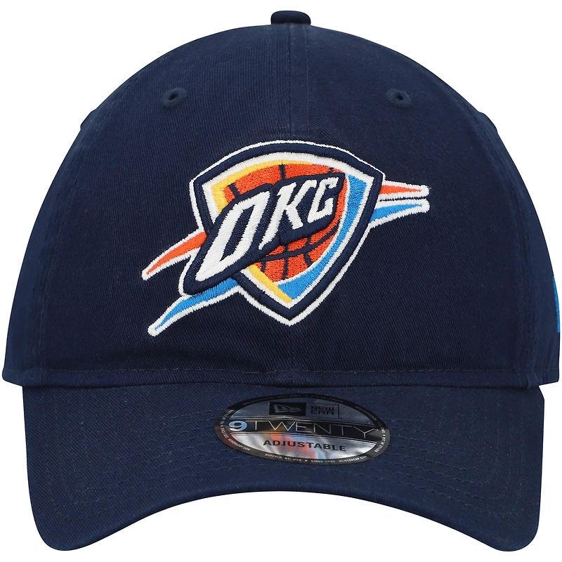 Casquette ajustable Oklahoma City Thunder Team 2.0 9TWENTY New Era pour hommes, bleu marine