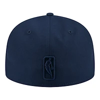 Men's New Era Navy Oklahoma City Thunder Tonal Color Pack 59FIFTY Fitted Hat